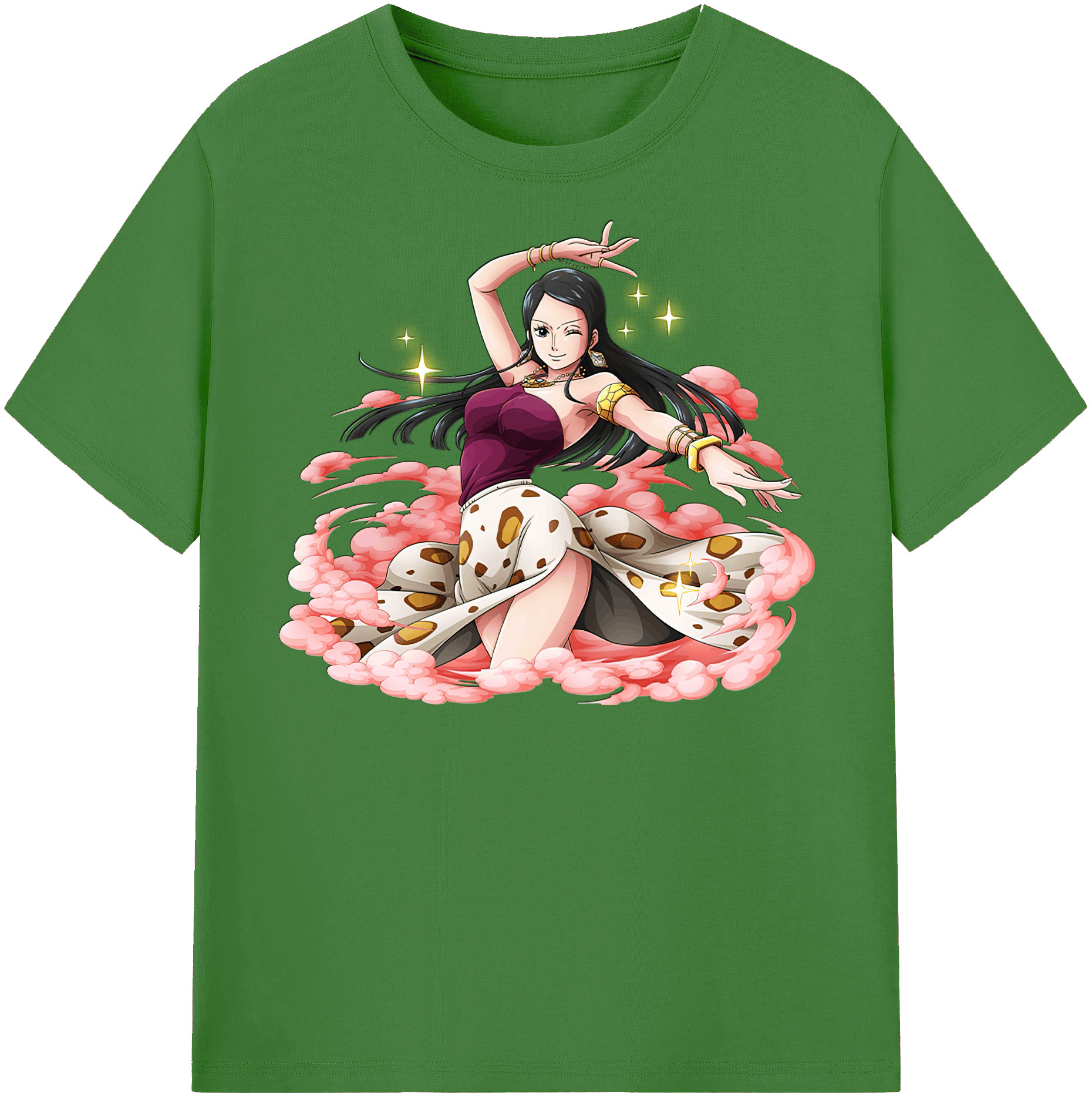 ワンピース ニコ・ロビン ONE PIECE Nico Robin レディースカジュアルプリントTシャツ（綿100％）
